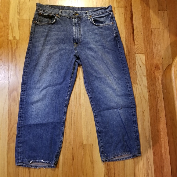 Mens Lucky Brand jeans 36" waist 25" inseam bootcu